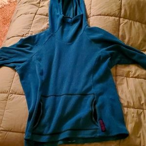 Melanzana womens blue microgrid